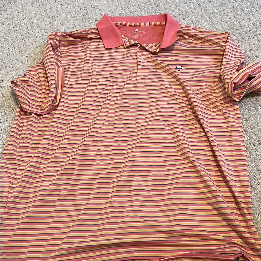 The Southern Shirt Company Multicolor Striped Polo
